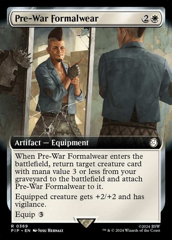 Pre-War Formalwear 369 (Universes Beyond: Fallout)  - Foil | Good Games Adelaide SA