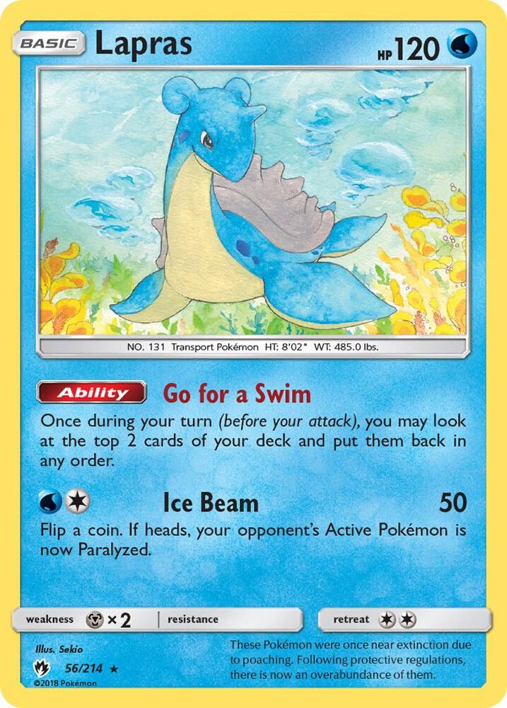 Lapras 56/214 (SM - Lost Thunder)  | Good Games Adelaide SA