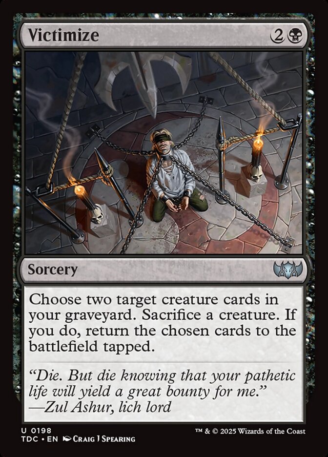 Victimize 198 (Commander: Tarkir: Dragonstorm)  | Good Games Adelaide SA