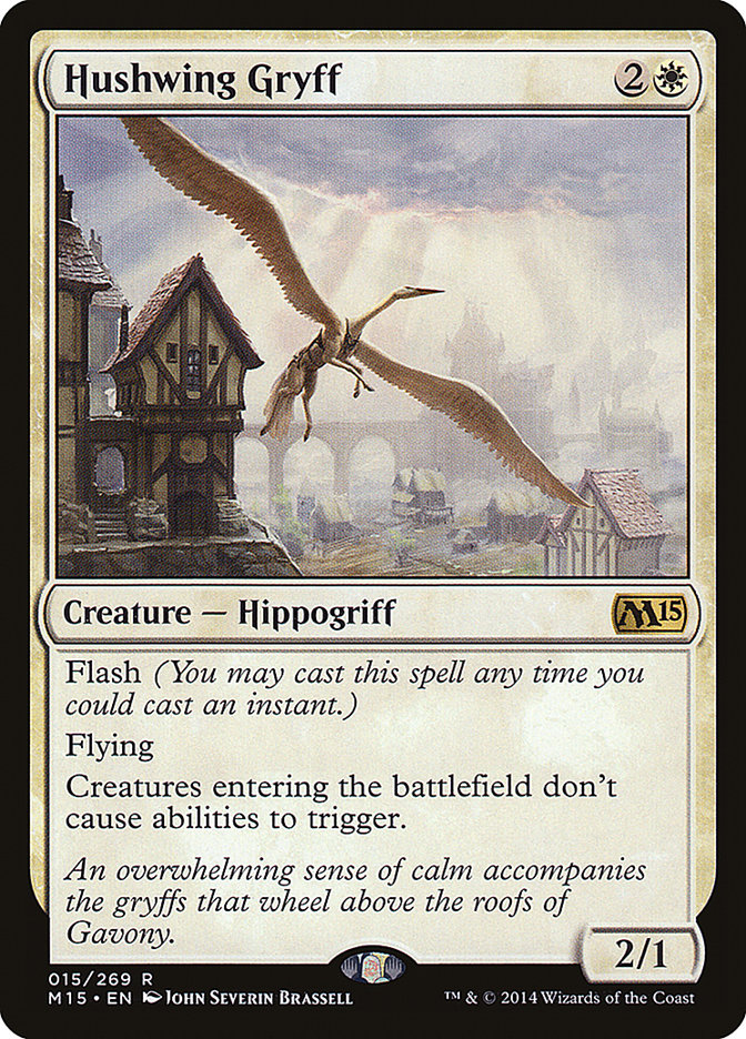 Hushwing Gryff 15 (Magic 2015 (M15))  - Foil | Good Games Adelaide SA