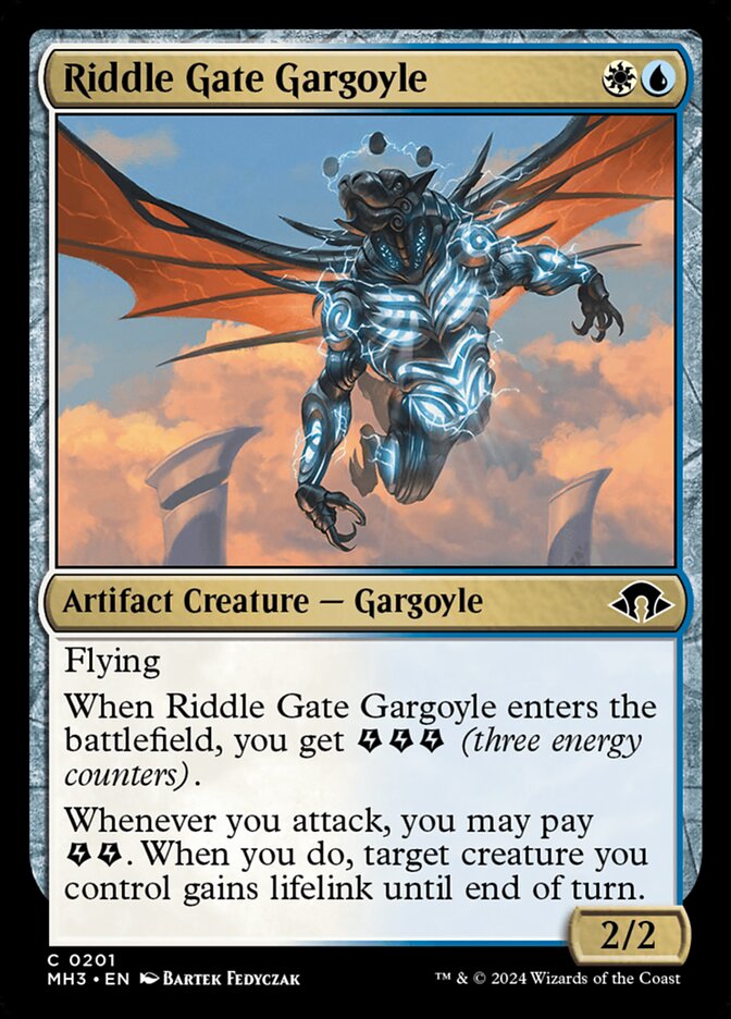 Riddle Gate Gargoyle 201 (Modern Horizons 3)  | Good Games Adelaide SA