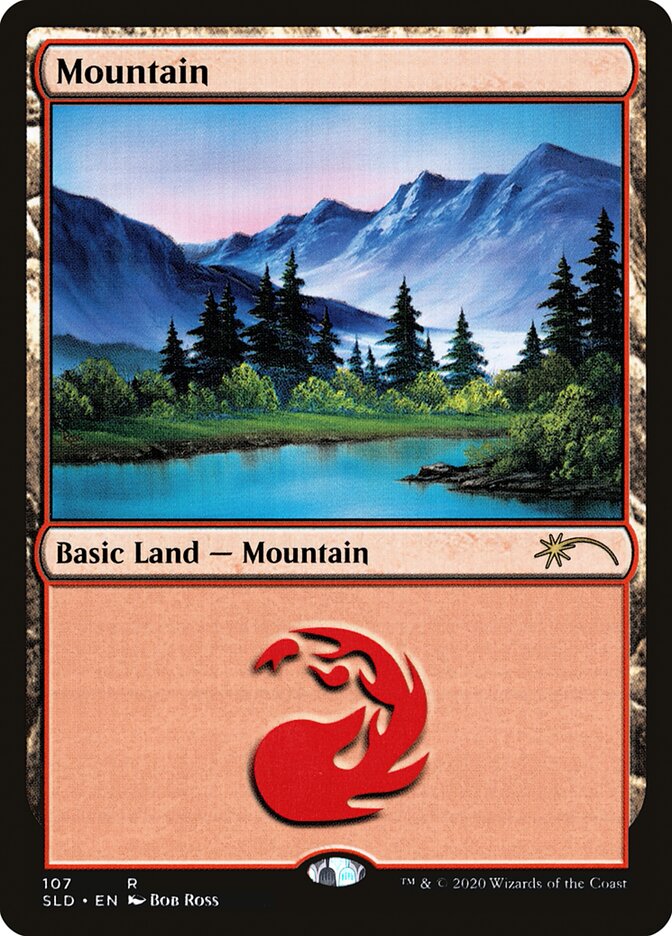 Mountain Bob Ross 107 (Secret Lair Drop Series)  - Foil | Good Games Adelaide SA
