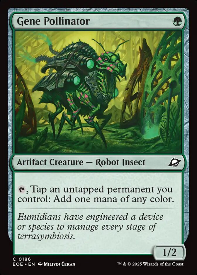 Gene Pollinator 186 (Edge of Eternities)  - Foil | Good Games Adelaide SA