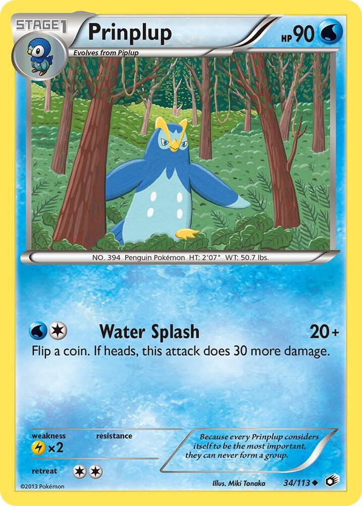 Prinplup 34/113 (Legendary Treasures)  | Good Games Adelaide SA