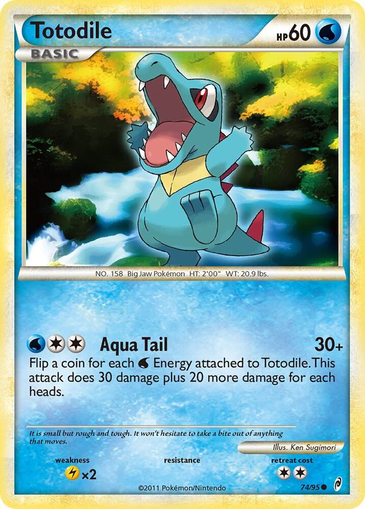 Totodile 74/95 (Call of Legends)  | Good Games Adelaide SA
