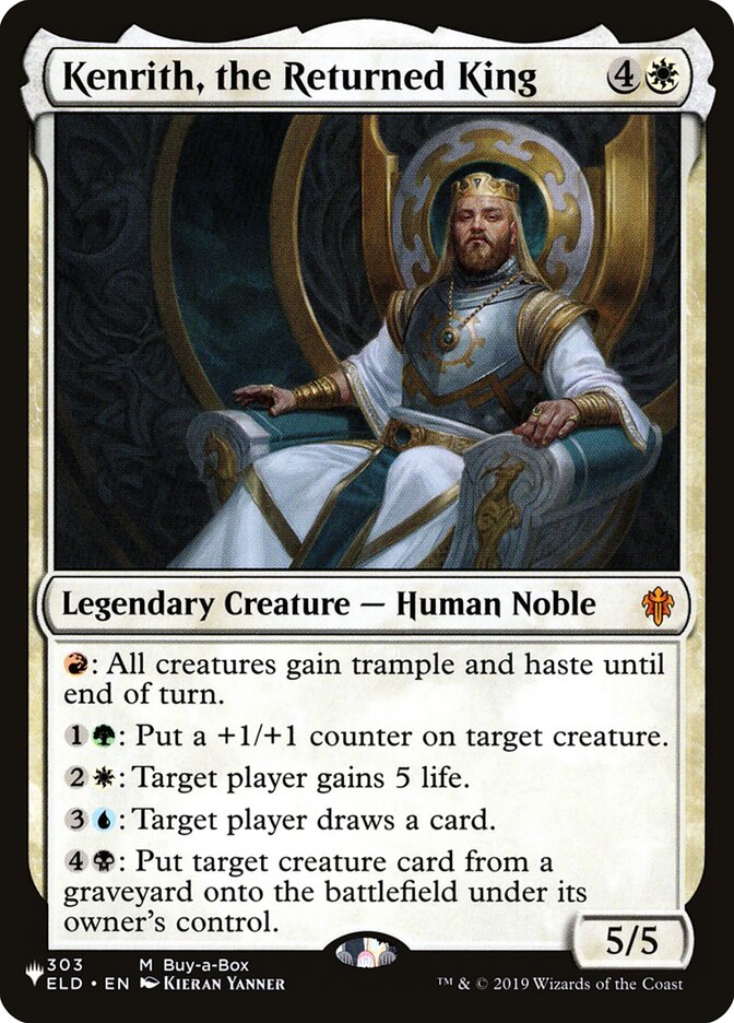 Kenrith, the Returned King 303/269 (The List Reprints)  | Good Games Adelaide SA