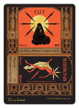 Cut Ribbons Foil Etched Gold 367 (Secret Lair Drop Series)  - Foil | Good Games Adelaide SA