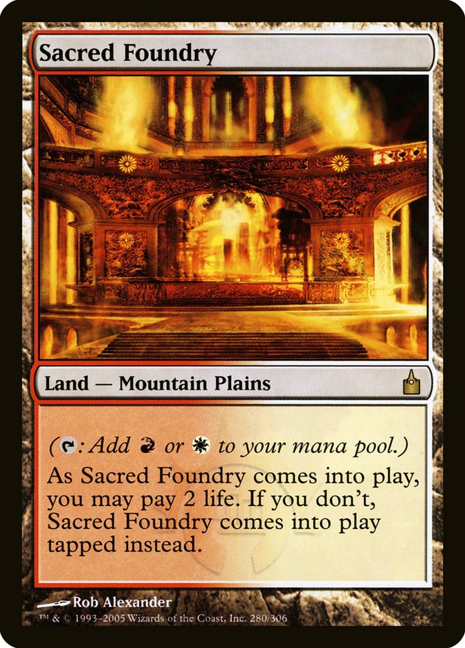 Sacred Foundry 280 (Ravnica: City of Guilds)  | Good Games Adelaide SA