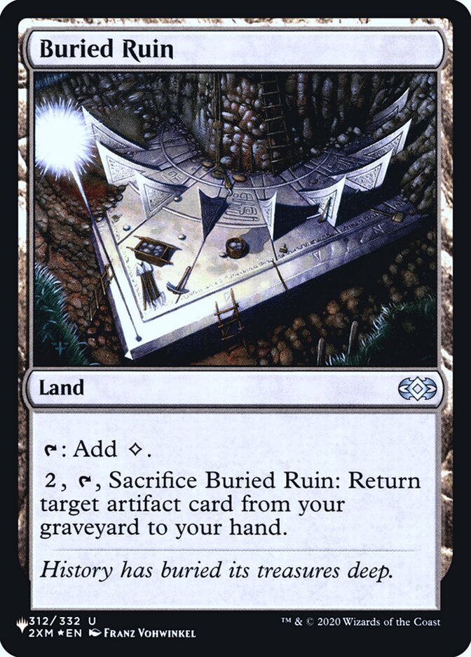 Buried Ruin 312 (The List Reprints)  - Foil | Good Games Adelaide SA