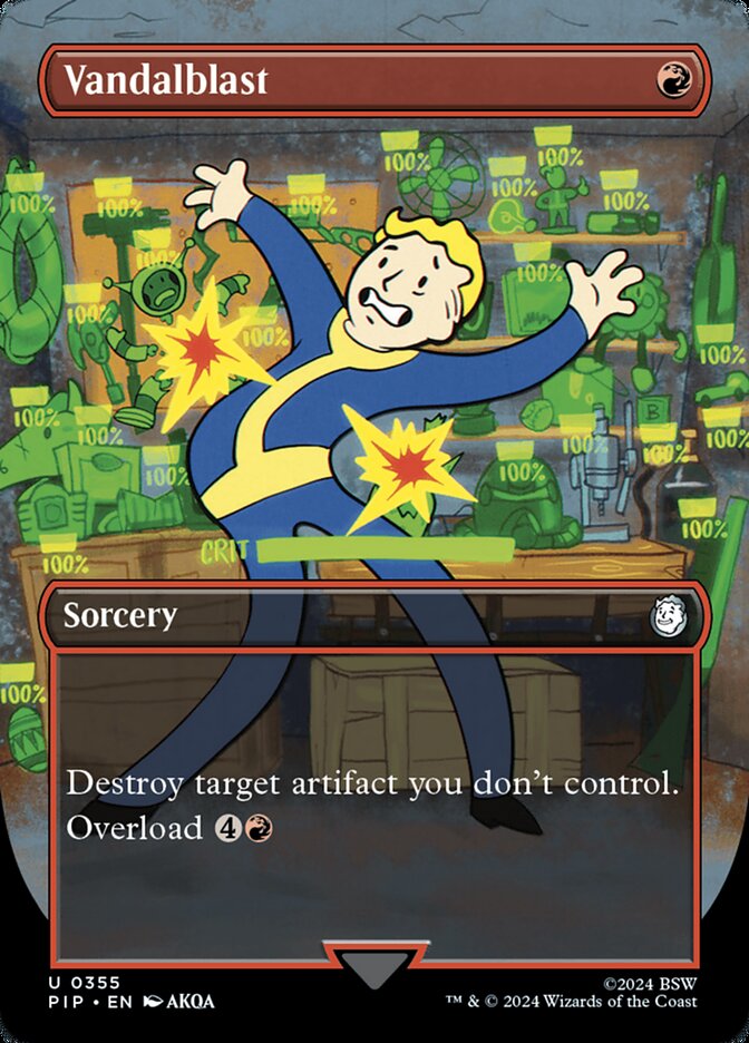 Vandalblast 355 (Universes Beyond: Fallout)  - Foil | Good Games Adelaide SA