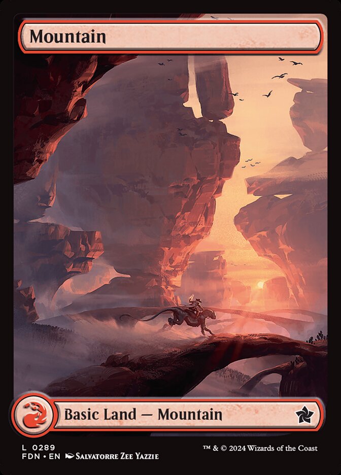 Mountain 0289 289 (Foundations)  - Foil | Good Games Adelaide SA