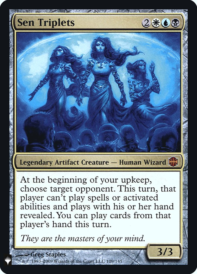 Sen Triplets 109 (The List Reprints)  - Foil | Good Games Adelaide SA