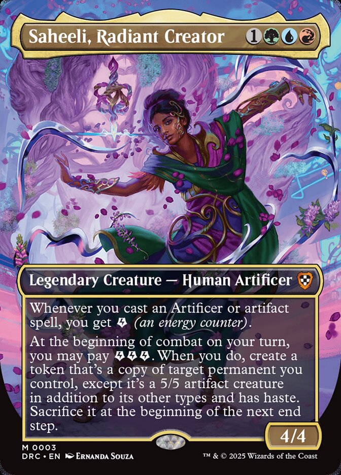 Saheeli, Radiant Creator 3 (Commander: Aetherdrift)  - Foil | Good Games Adelaide SA