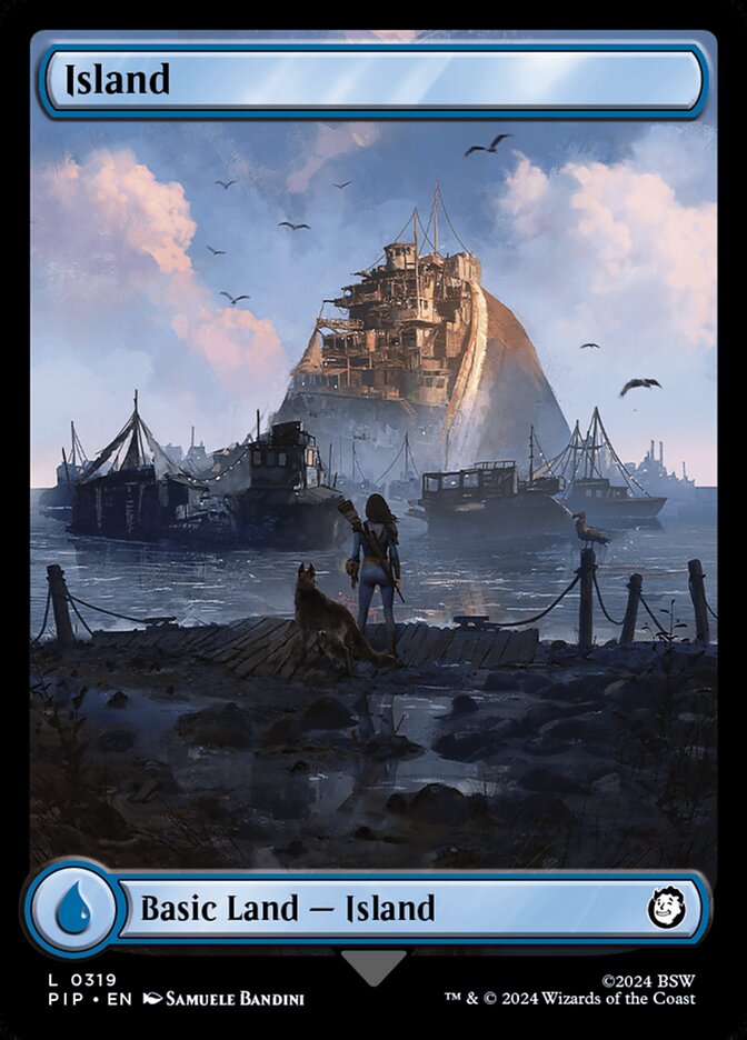 Island 319 (Universes Beyond: Fallout)  - Foil | Good Games Adelaide SA