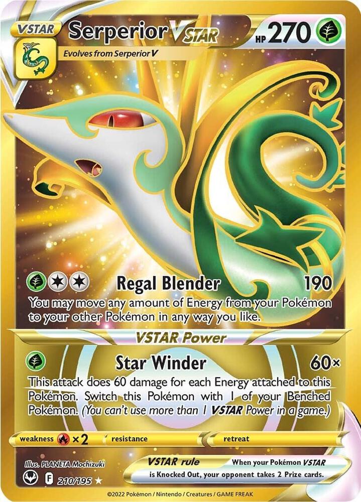 Serperior VSTAR Secret 210 210/195 (SWSH12: Silver Tempest)  - Holofoil | Good Games Adelaide SA