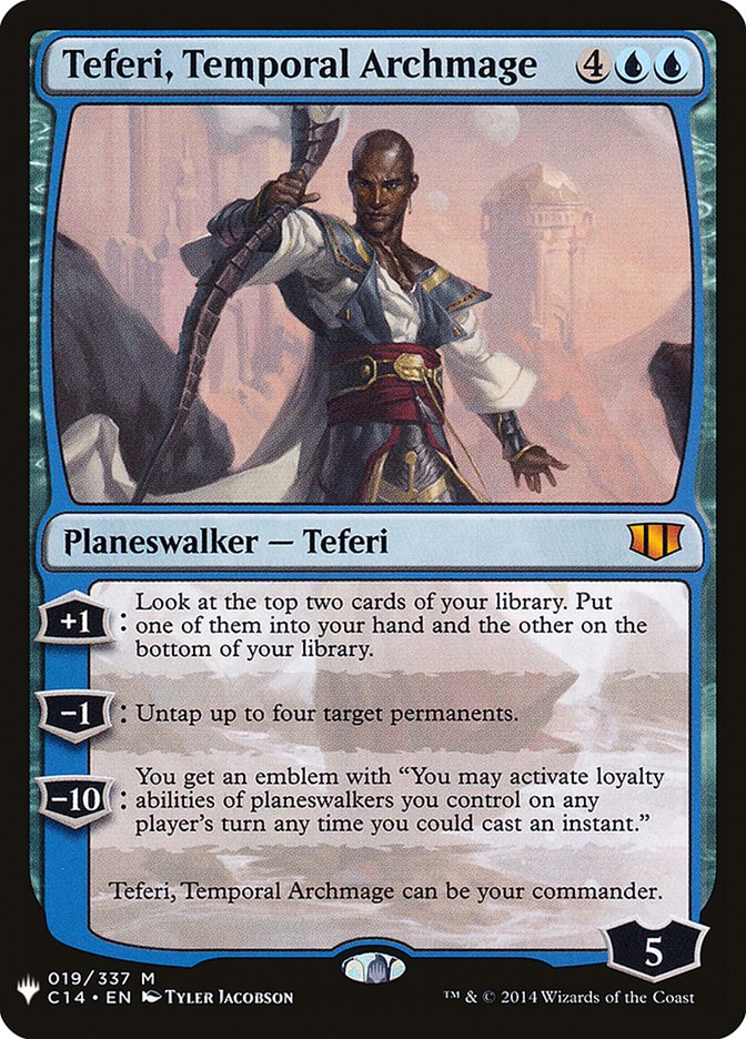 Teferi, Temporal Archmage 19 (The List Reprints)  | Good Games Adelaide SA