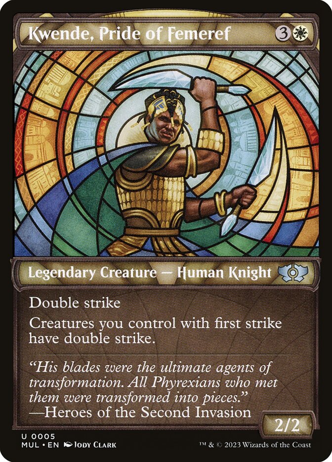 Kwende Pride of Femeref 5 (March of the Machine: Multiverse Legends)  - Foil | Good Games Adelaide SA