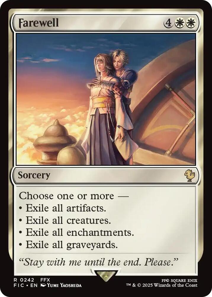 Farewell 242 (Commander: FINAL FANTASY)  - Foil | Good Games Adelaide SA