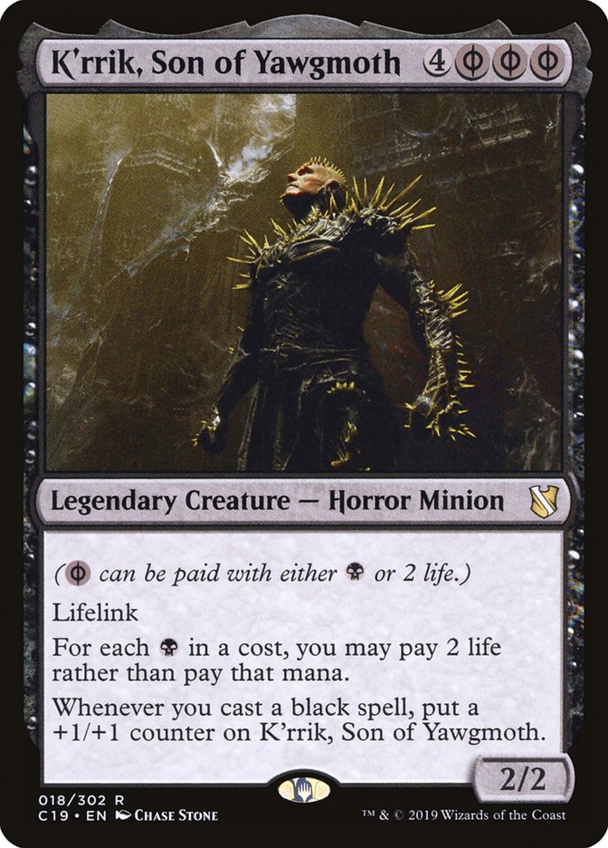K'rrik, Son of Yawgmoth 18 (Commander 2019)  | Good Games Adelaide SA