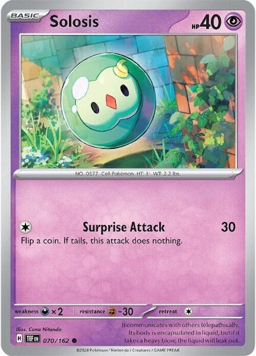 Solosis 070/162 (SV05: Temporal Forces)  - Reverse Holofoil | Good Games Adelaide SA