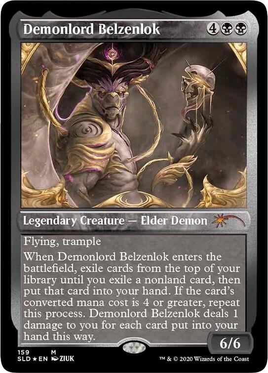 Demonlord Belzenlok Foil Etched 159 (Secret Lair Drop Series)  - Foil | Good Games Adelaide SA