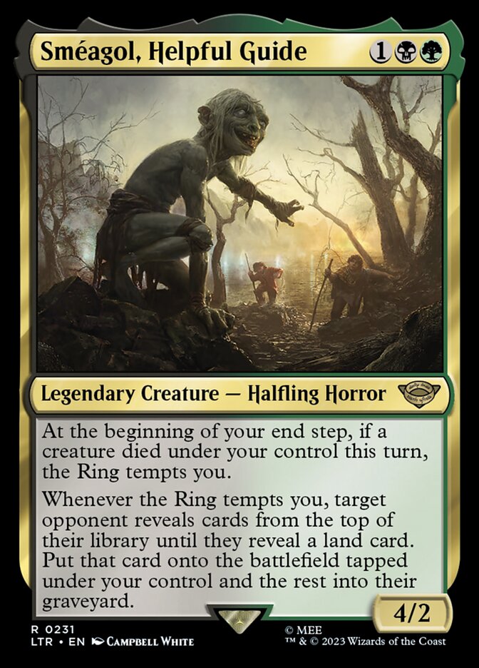 Smeagol Helpful Guide 231 (Universes Beyond: The Lord of the Rings: Tales of Middle-earth)  - Foil | Good Games Adelaide SA
