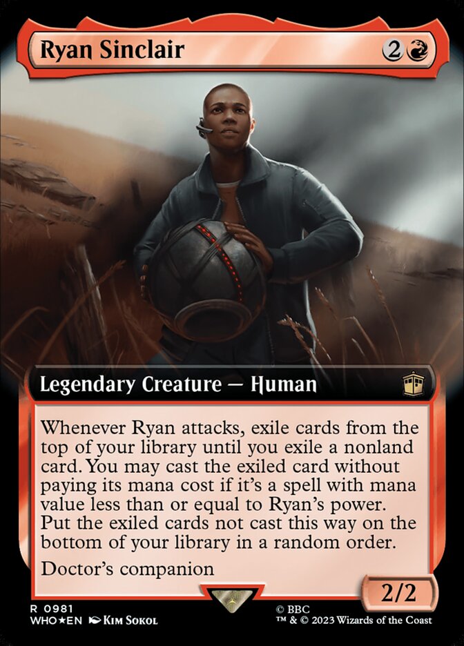Ryan Sinclair 981 (Universes Beyond: Doctor Who)  - Foil | Good Games Adelaide SA