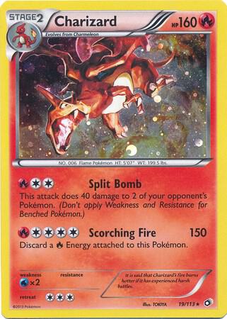 Charizard 019/113 (Miscellaneous Cards & Products)  - Cosmo Holofoil | Good Games Adelaide SA