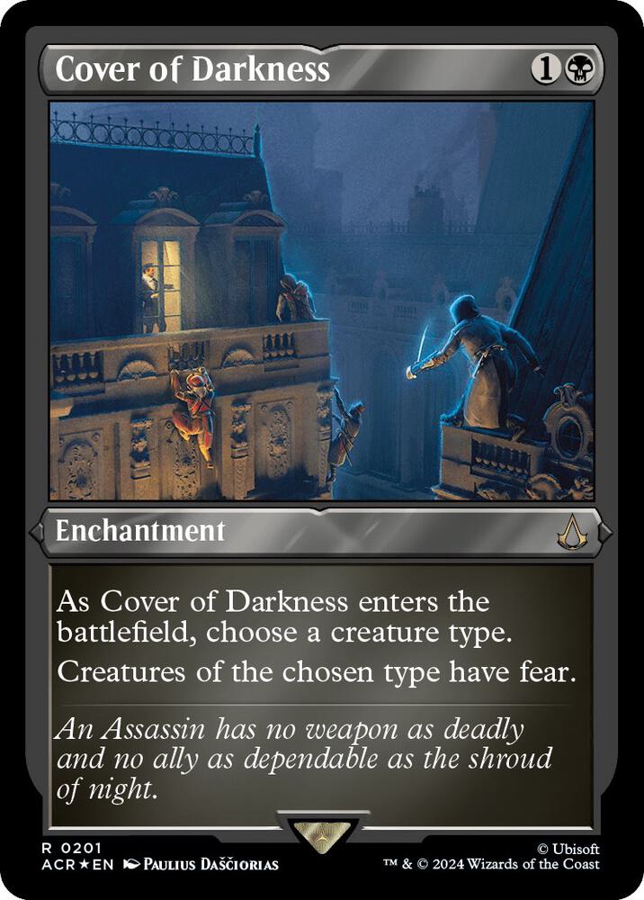 Cover of Darkness 201 (Universes Beyond: Assassin's Creed)  - Foil | Good Games Adelaide SA