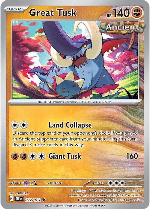 Great Tusk 097/162 (SV05: Temporal Forces)  | Good Games Adelaide SA