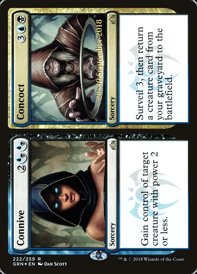 Connive // Concoct 222 (Prerelease Cards)  - Foil | Good Games Adelaide SA
