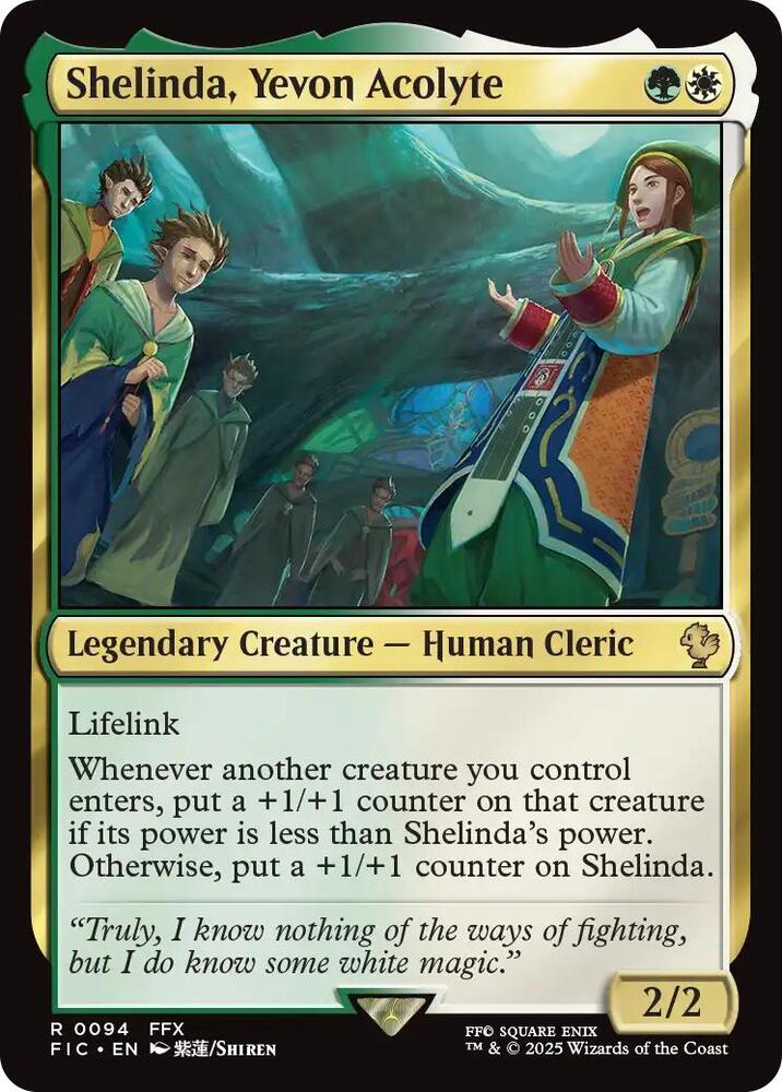 Shelinda Yevon Acolyte 94 (Commander: FINAL FANTASY)  - Foil | Good Games Adelaide SA