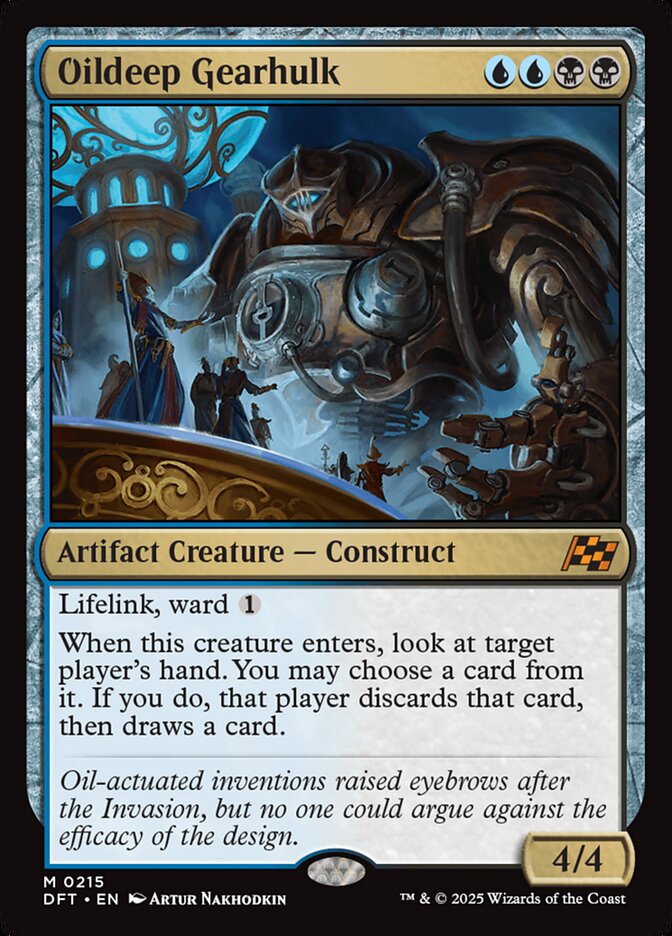 Oildeep Gearhulk 215 (Aetherdrift)  - Foil | Good Games Adelaide SA