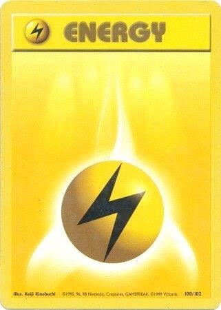 Lightning Energy 100/102 (Base Set)  | Good Games Adelaide SA