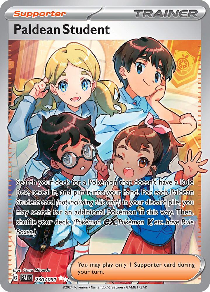 Paldean Student 230/091 (SV: Paldean Fates)  - Holofoil | Good Games Adelaide SA