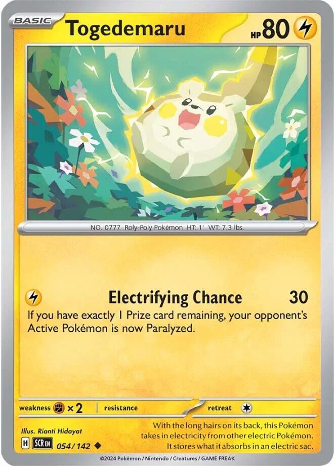Togedemaru 054/142 (SV07: Stellar Crown)  | Good Games Adelaide SA