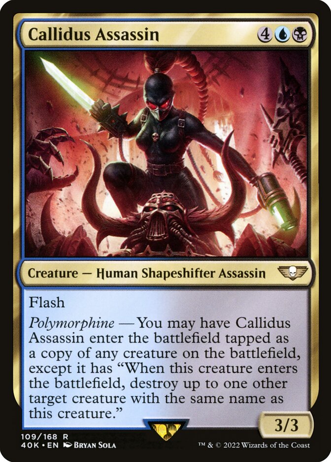 Callidus Assassin 109 (Universes Beyond: Warhammer 40,000)  | Good Games Adelaide SA