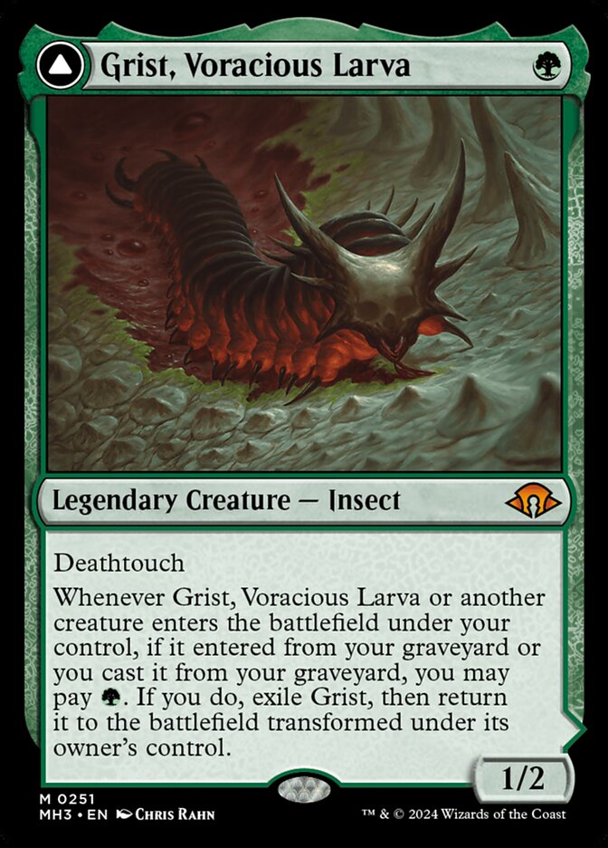 Grist, Voracious Larva // Grist, the Plague Swarm 251 (Modern Horizons 3)  | Good Games Adelaide SA