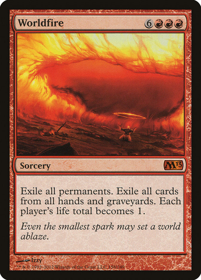 Worldfire 158 (Magic 2013 (M13))  - Foil | Good Games Adelaide SA