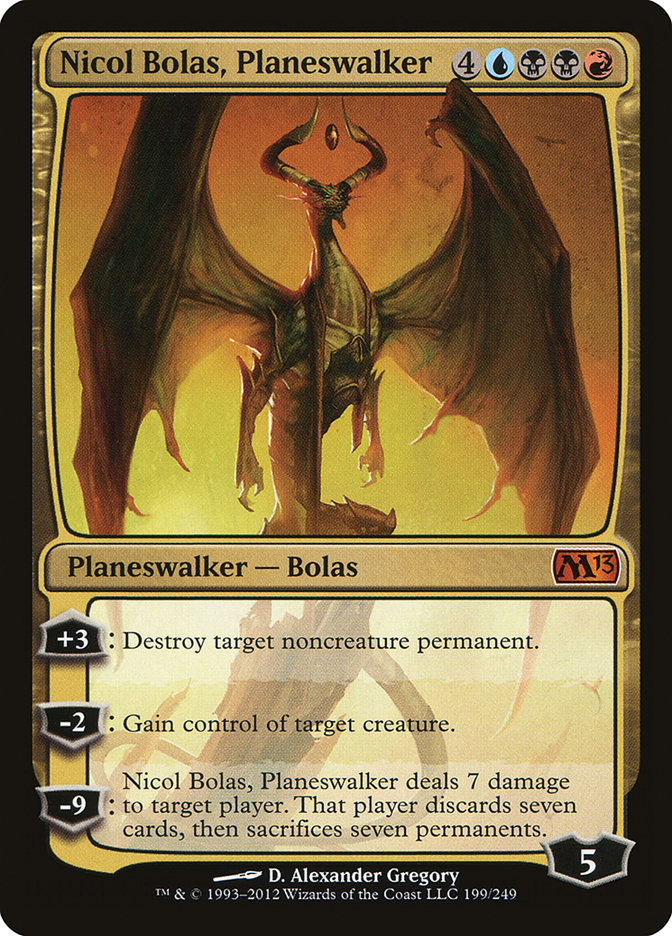 Nicol Bolas, Planeswalker 199 (Magic 2013 (M13))  | Good Games Adelaide SA