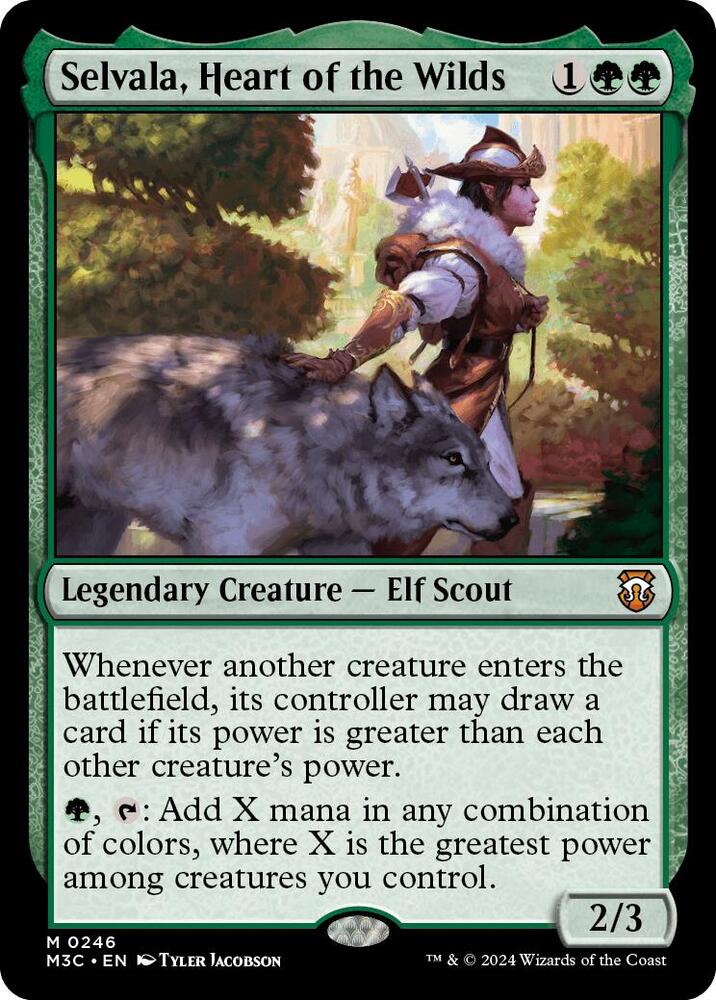 Selvala, Heart of the Wilds 246/411 (Commander: Modern Horizons 3)  - Ripple Foil | Good Games Adelaide SA