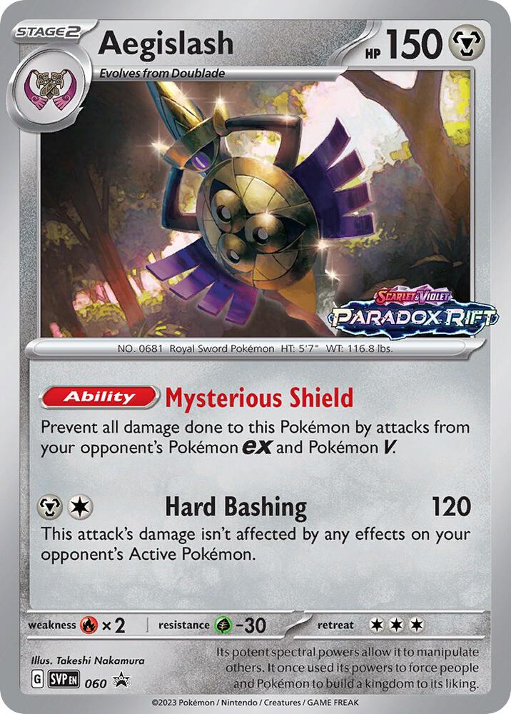 Aegislash Prerelease 060 (SV: Scarlet & Violet Promo Cards)  - Holofoil | Good Games Adelaide SA