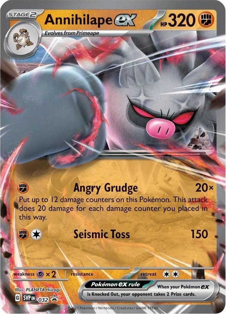 Annihilape ex 032 (SV: Scarlet & Violet Promo Cards)  - Holofoil | Good Games Adelaide SA
