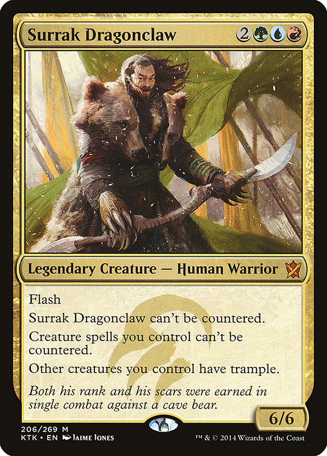 Surrak Dragonclaw 206 (Khans of Tarkir)  | Good Games Adelaide SA