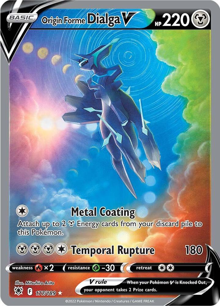 Origin Forme Dialga V Alternate Full Art 177/189 (SWSH10: Astral Radiance)  - Holofoil | Good Games Adelaide SA