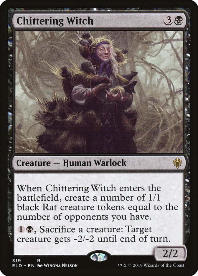 Chittering Witch 319 (Throne of Eldraine)  | Good Games Adelaide SA