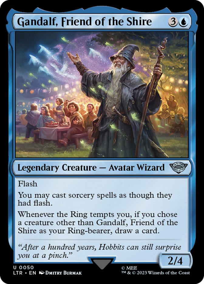 Gandalf Friend of the Shire 50 (Universes Beyond: The Lord of the Rings: Tales of Middle-earth)  | Good Games Adelaide SA