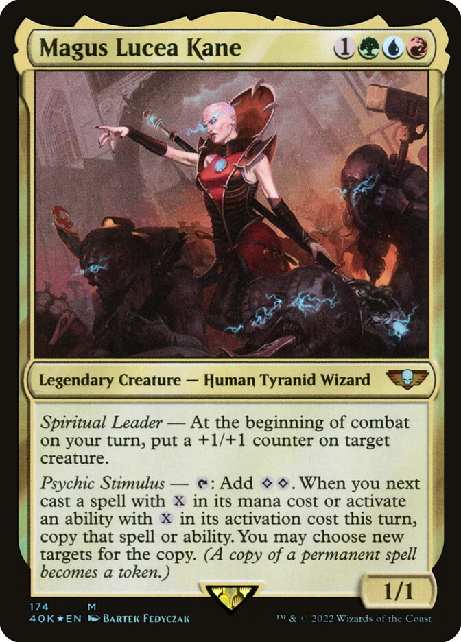 Magus Lucea Kane 174 (Universes Beyond: Warhammer 40,000)  - Foil | Good Games Adelaide SA