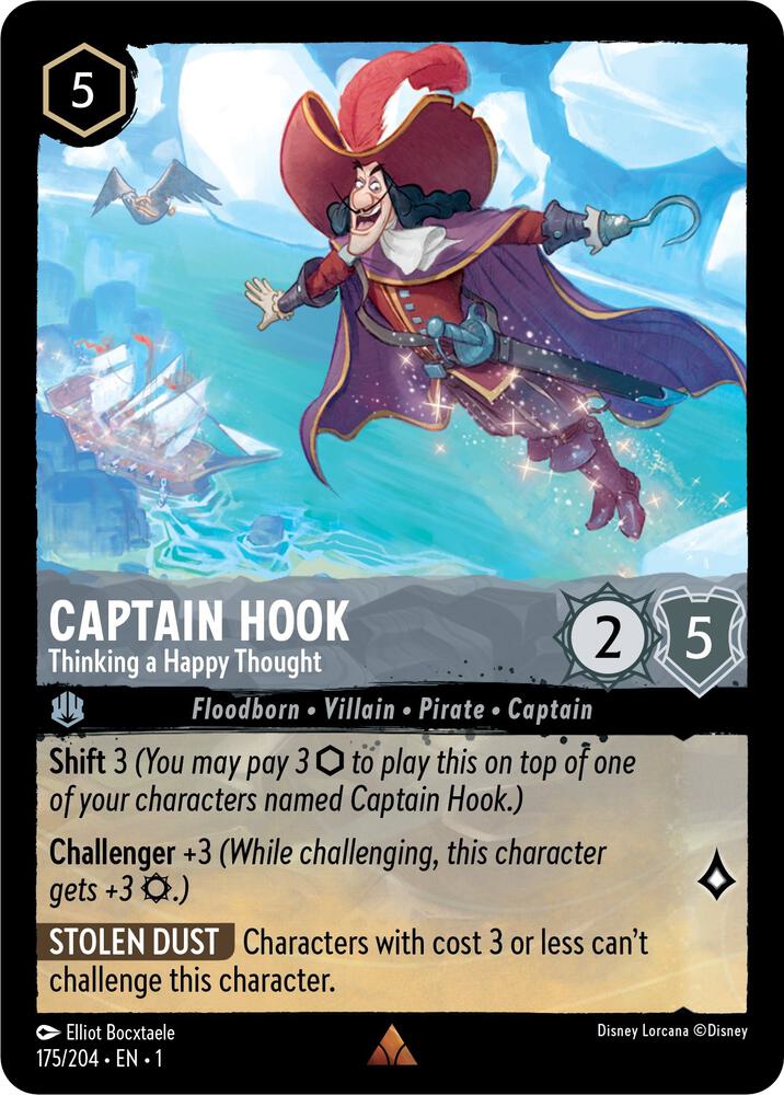 Captain Hook Thinking a Happy Thought 175/204 (The First Chapter)  | Good Games Adelaide SA