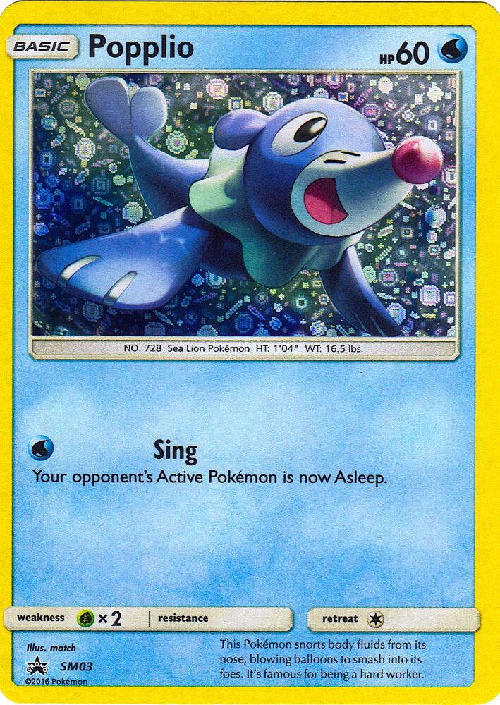 Popplio SM03 General Mills Promo SM03 (Miscellaneous Cards & Products)  - Holofoil | Good Games Adelaide SA